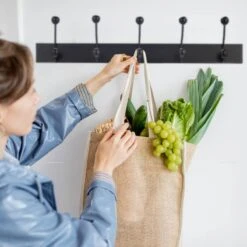 Portemanteau Mural à 5 Crochets Noir -Reflet Maison 81f8eeae5d814b388c4b62084a8a7e87