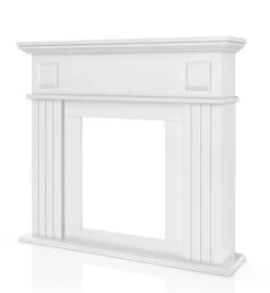 Bordure De Cheminée Blanc
