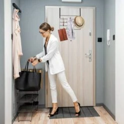 Porte-manteau Porte 10 Crochets Noir 9 Porte-manteau Porte 10 Crochets Noir -Reflet Maison 88211bb8670b476dae59f2a6e5ab31c3