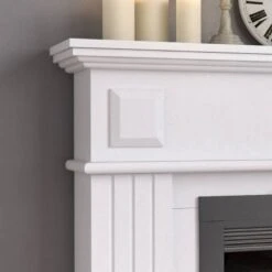 Bordure De Cheminée Blanc -Reflet Maison 8892f852bde44d6ea65e7ee9741b45ae