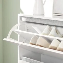 Meuble à Chaussures FSR134-W -Reflet Maison 88b80321384b4f9ca582a39529518ab3