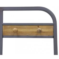 Vestiaire En Pin Et Métal Avec Miroir -Reflet Maison 8cb64766cc9046a187ca74c9520b910e