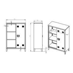 Casier De Bureau Métallique Oripää -Reflet Maison 8d143a36835c469ea6aab00a495dfe37