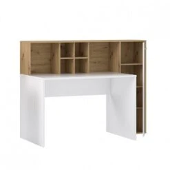 Bureau Droit Avec Rangements - KEVAN -Reflet Maison 8d23825da72845998a78b9c8b2054ce4