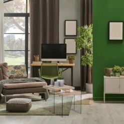 Set De 2 Table Gigogne Bois Pieds Verre -Reflet Maison 91a6cbe19d344af78d8aff20b71e57e6