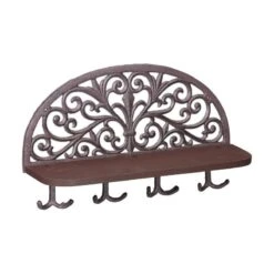 Porte-manteaux Mural Blanc En Lot De 2 -Reflet Maison 94d0b508cf9947219a02081d0e63d74f 2