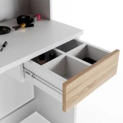 Coiffeuse Dekos Blanc Avec Banc -Reflet Maison 94fc5d512b17465d9392c7045455f403