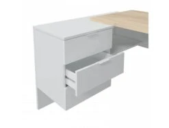 Bureau D'angle Bicolore L145 X P108 Cm -Reflet Maison 968153fca4cb452584d545674853c6a7