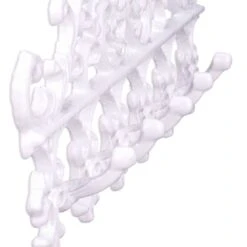 4x Portemanteaux Muraux En Fonte Argenté -Reflet Maison 972839543dd3474caf31808993937d15