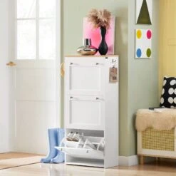 Meuble à Chaussures FSR144-WN -Reflet Maison 98fbac75fece467884b01de2b0a815df