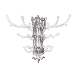 Garderobe Murale Vintage Lot De 4 Blanc -Reflet Maison 99cd3afd8b7c4d33b944ece596cf394a