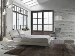 Table De Chevet En Bois Blanc Et Acier -Reflet Maison 9a68c52b4668402a8298fef7c65ab855