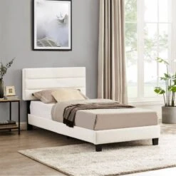 Lit Simple FLORIDA 90x190 Cm -Reflet Maison 9a9b882621ab4f5b8f76b9baeaee42ae