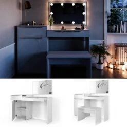 Coiffeuse Little Lilli Blanc & Banc -Reflet Maison 9af42f666a0b4f02aa3467b797079df8