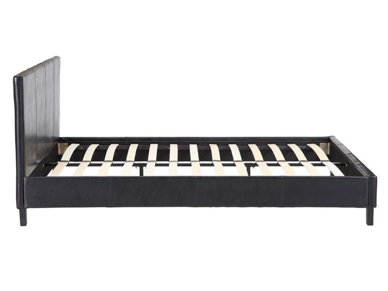 Lit Lina - 140 X 190 Cm - Noir 3 Lit Lina - 140 X 190 Cm - Noir – Image 3