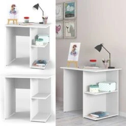 Bureau Simple Blanc -Reflet Maison 9c8d4d7b8de0462396cd64607d6a7b08