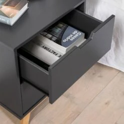 Table Chevet Miranda 2 Tiroir Anthracite -Reflet Maison a18b4c61e1bd4d7ca9763c0540b7043a