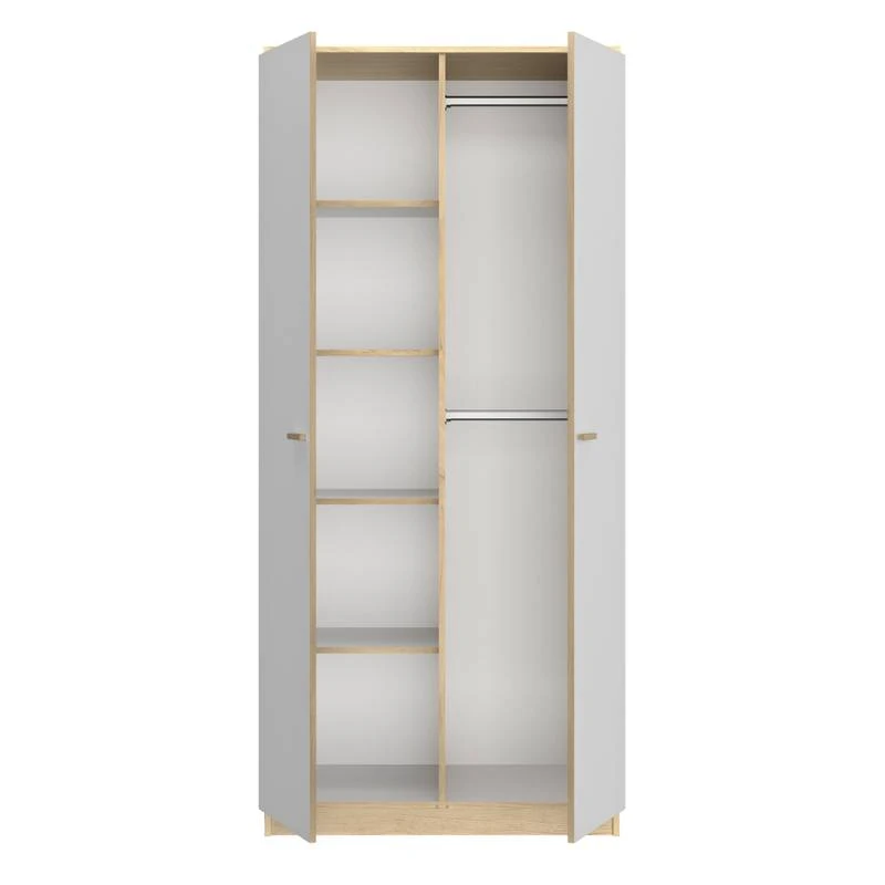 Armoire 2 Portes H200cm Tulle 2 Armoire 2 Portes H200cm Tulle – Image 2