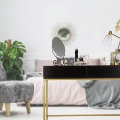 Table De Console Doré Noir -Reflet Maison a4b7ffc380f04960a569ac2b25b95365