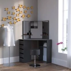 Coiffeuse D'angle Arielle Avec Tabouret -Reflet Maison a4c1082c05fc437a99030ec7225f00ad