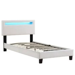 Lit Simple AUSTIN 90x190 Cm -Reflet Maison a5b6889b9c9249e4ad34caabc2315d95