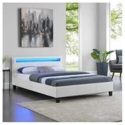 Lit Double PINOT 140x190 Cm -Reflet Maison a85462e5a1fb418190de999818567db7