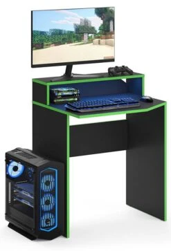 Bureau Ordinateur Kron 70cm Noir/vert -Reflet Maison a964d2d5b1f94da1adaafdcb011b840f.cropped 181 84 596 876.processed