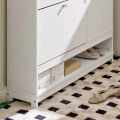 Armoire à Chaussures FSR114-W -Reflet Maison ad1b69992b19437ba0baad9b7ad5c141