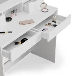 Coiffeuse Ruben Blanc & Tabouret Et LED -Reflet Maison b05d83183b5e418d8924598811db09b5