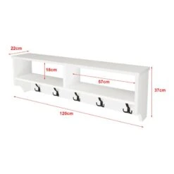 Portemanteau Åstorp à 15 Crochets Blanc -Reflet Maison b11741f153724403b2bad8878573c9c0