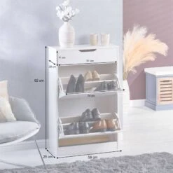 Meuble à Chaussures BASIL -Reflet Maison b11ba44817984ddb8824d2a49e1313ab