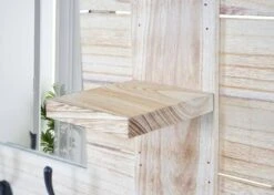 Garderobe Murale HWC-C89 Avec Miroir -Reflet Maison b73f9a6f80c64a499e3a932b02384a50