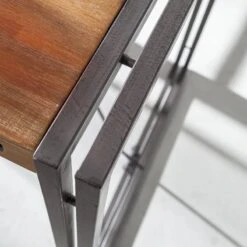 Table Haute MANCHESTER -Reflet Maison bartisch manchester akazie massiv aluminium akazie anthrazit 4873776