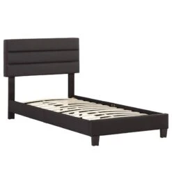 Lit Simple FLORIDA 90x190 Cm -Reflet Maison bcfa39258be0455090356a7e59469c41