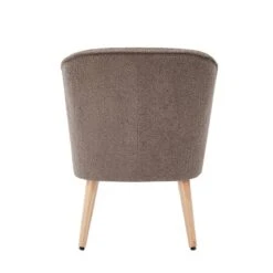 Fauteuil TIVOLI Tissu Bouclette Kaki -Reflet Maison bd323ed53d9945e7a29e0707a616d581