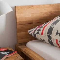 Lit ParosWood -Reflet Maison bett arendal massivholz 140 x 200cm eiche geoelt 4075552