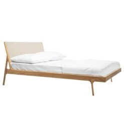 Lit Fleek II -Reflet Maison bett fawn ii eiche massiv 180 x 200cm eiche 3869952