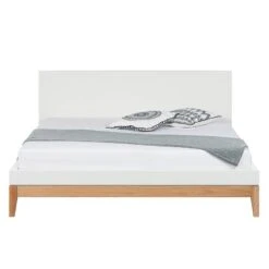Lit LINDHOLM - Hauteur 96 Cm 14 Lit LINDHOLM - Hauteur 96 Cm -Reflet Maison bett lindholm i mattweiss 160 x 200cm 3777404