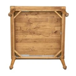 Table De Cuisine Country 120x120cm -Reflet Maison bfbb8853bcfe40b2bf6ce3a2a60a7f9a