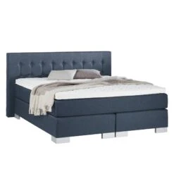 Lit Boxspring Loimaa -Reflet Maison boxspringbett loimaa 140 x 200cm jeansblau 4439148