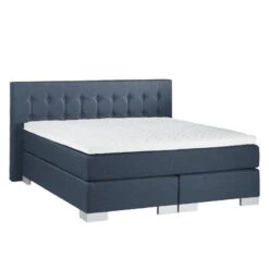Lit Boxspring Loimaa -Reflet Maison boxspringbett loimaa 140 x 200cm jeansblau 4439152