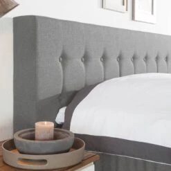 Lit Boxspring Loimaa -Reflet Maison boxspringbett loimaa 140 x 200cm platin 4439124