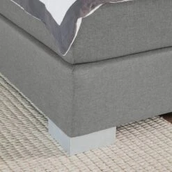 Lit Boxspring Loimaa -Reflet Maison boxspringbett loimaa 140 x 200cm platin 4439128