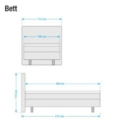 Lit Boxspring Nilan 39 Lit Boxspring Nilan -Reflet Maison boxspringbett nilan webstoff 100 x 200cm h2 bis 80 kg tonnentaschenfederkernmatratze gelb 733706