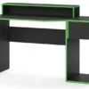 Bureau Ordinateur Kron Noir/vert Set 2