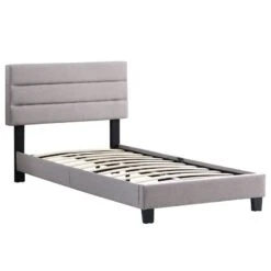 Lit Simple FLORIDA 90x190 Cm -Reflet Maison c46dfa5d96394b13b2cc113c6c561023