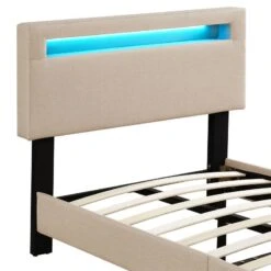 Lit Simple AUSTIN 90x190 Cm -Reflet Maison c5e124fcfd364c41bff21bfe21855374