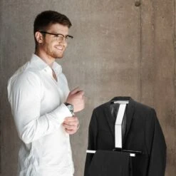 Valet De Chambre Métal Argenté Chromé -Reflet Maison ca9c7723b9a74125b76549263cc718ad