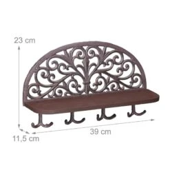 Porte-manteaux Mural Brun En Lot De 3 17 Porte-manteaux Mural Brun En Lot De 3 -Reflet Maison cc516c6761fc489296d35a97d3e73887