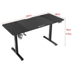 Pro-Tec Bureau électrique Stryn Hauteur Réglable -Reflet Maison cd7a91e3c8eb4345ad9f4f0016fda794